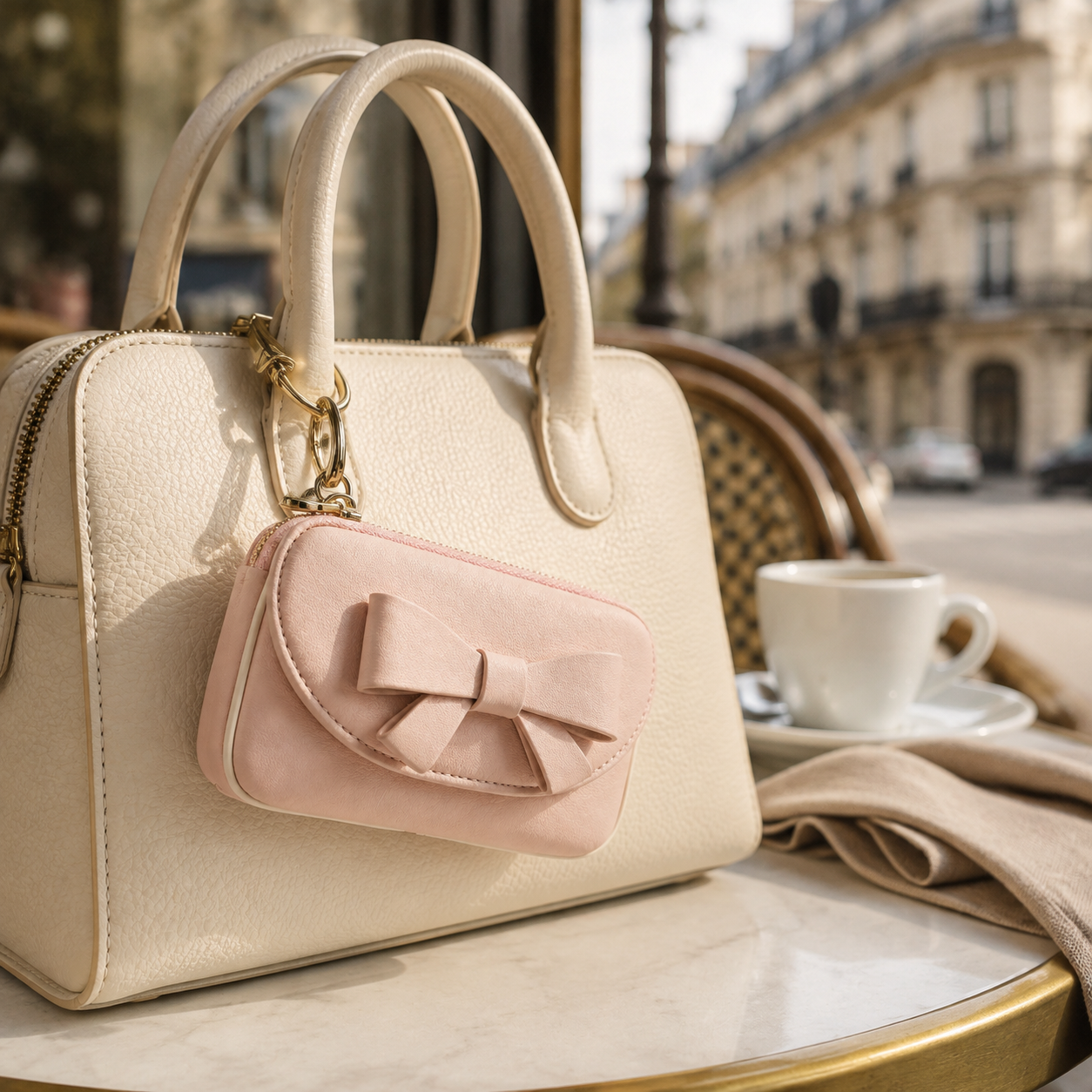 Lumière Bow Key Pouch