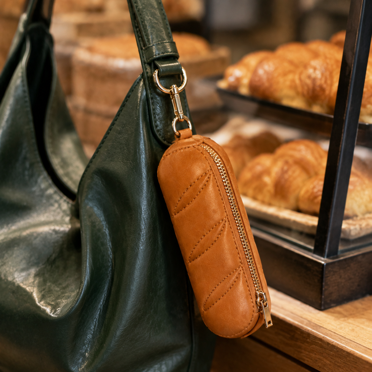 Mini Baguette Coin Pouch