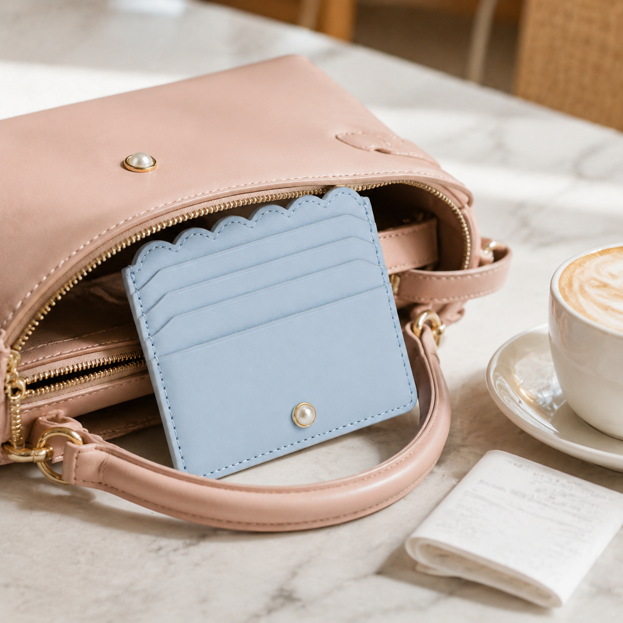 Petite Pearl Card Sleeve