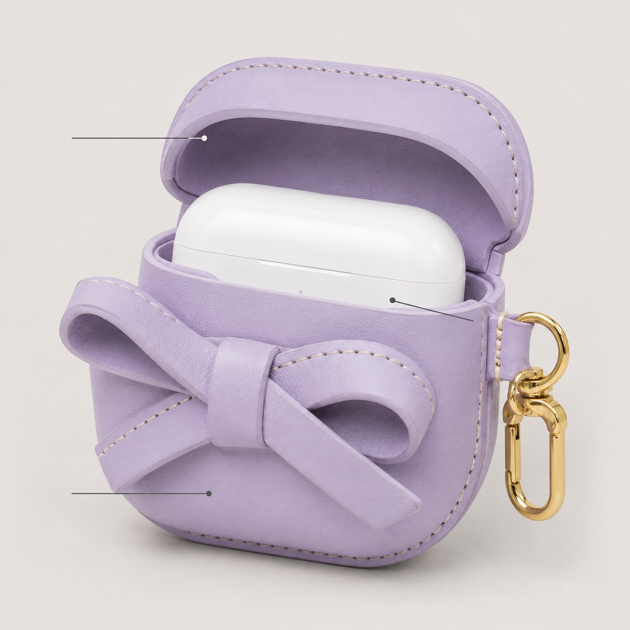 Colette Ribbon Earbud Case