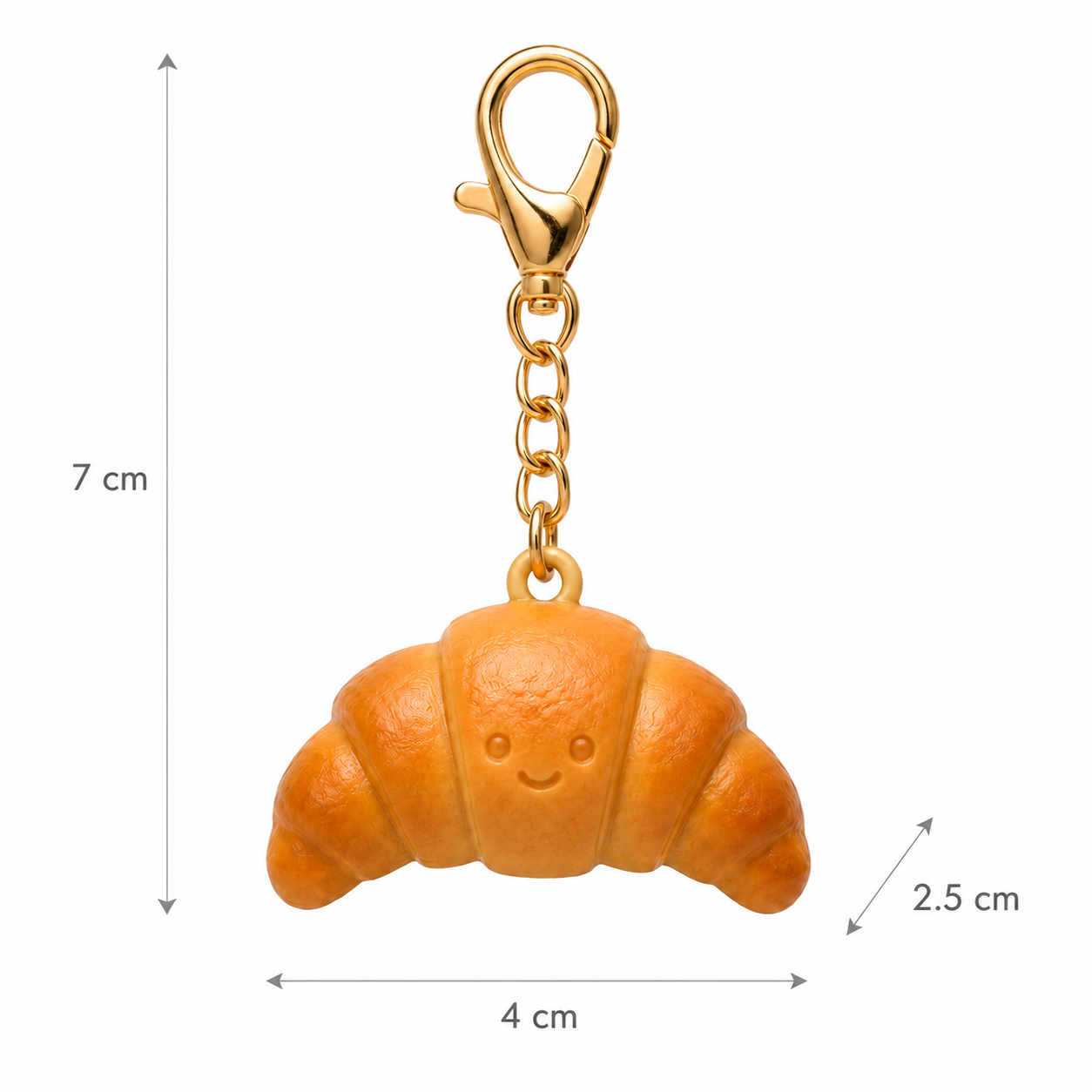 Croissant Swing Bag Charm
