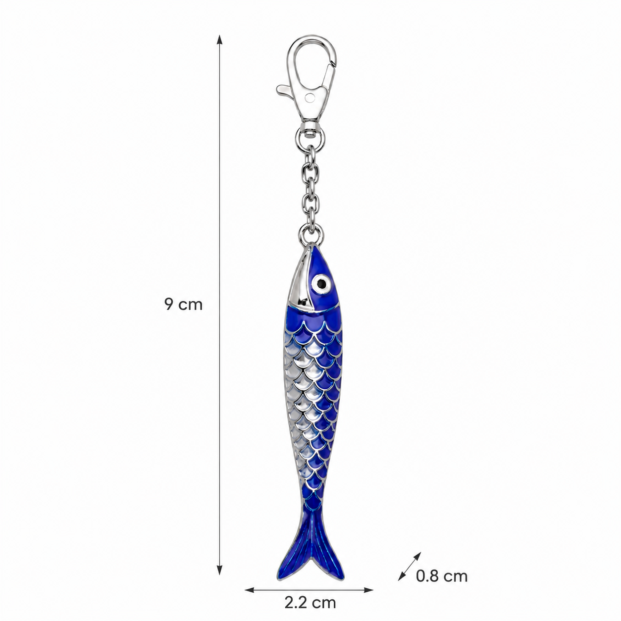 Lucky Sardine Bag Charm