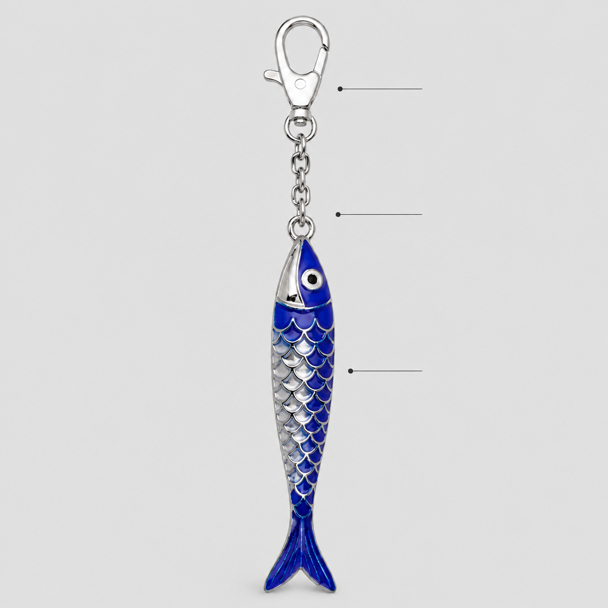 Lucky Sardine Bag Charm