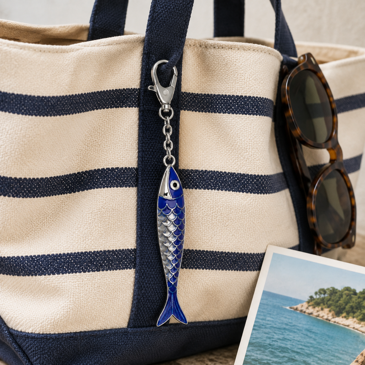 Lucky Sardine Bag Charm