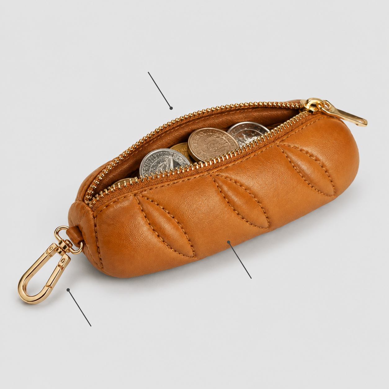 Mini Baguette Coin Pouch