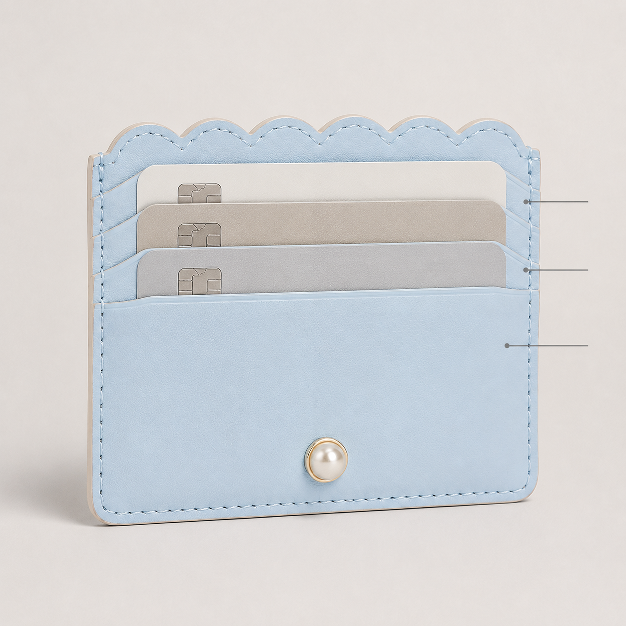 Petite Pearl Card Sleeve