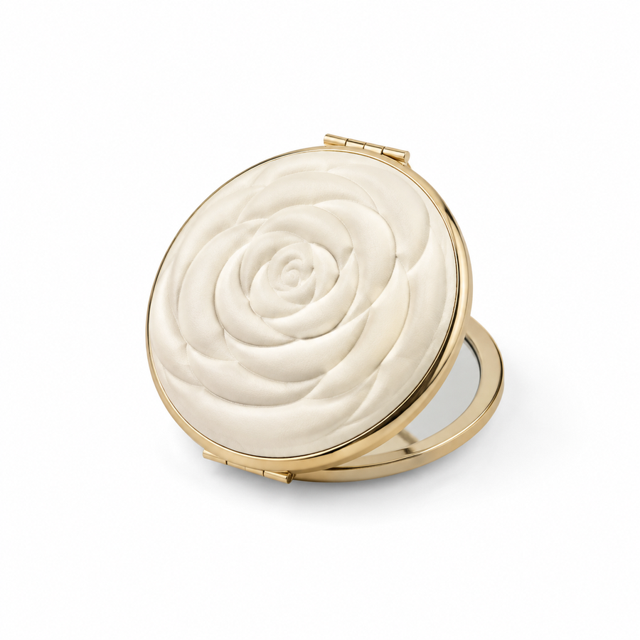 Rosette Compact Mirror