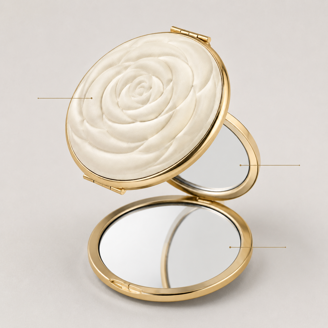 Rosette Compact Mirror