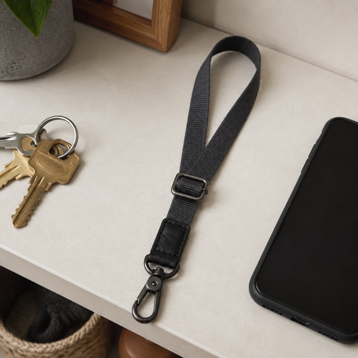 Slate Phone Wristlet