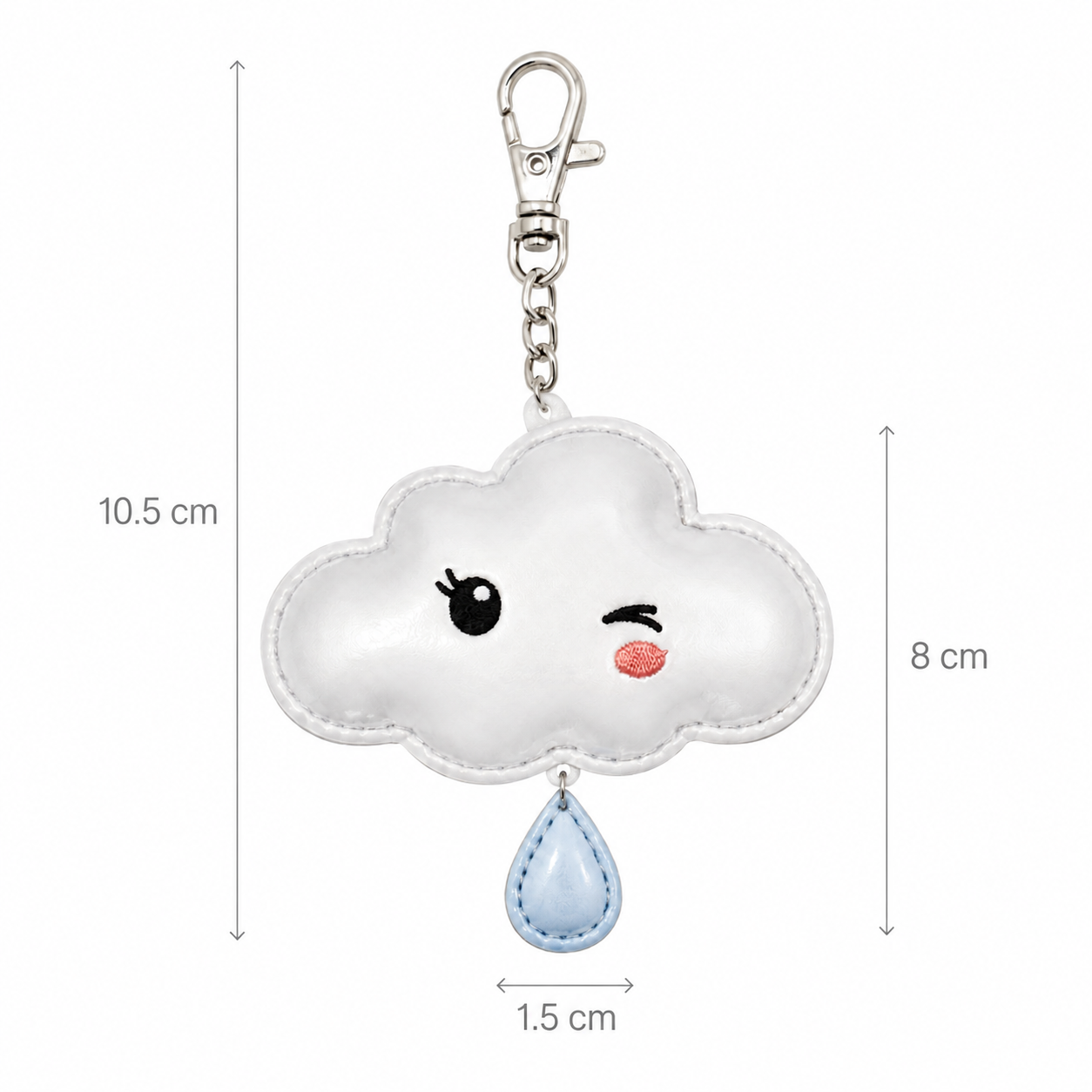 Winking Cloud Reflector Charm